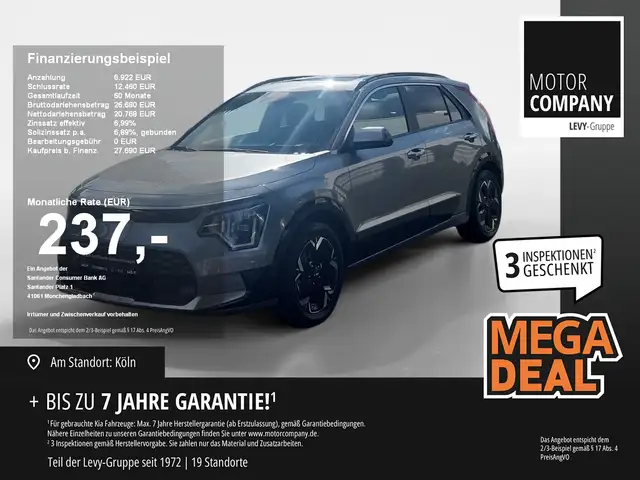 Kia Niro EV Elektro+Navi+R.Kam+LED+4season+LED+Automa