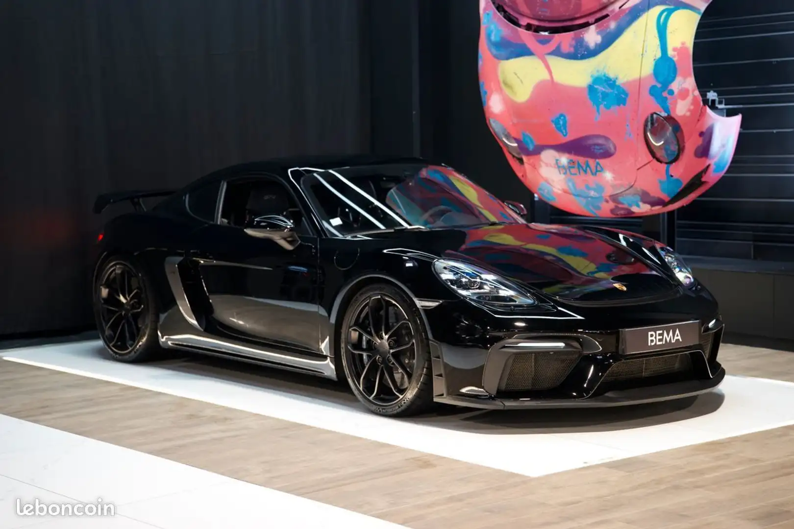 Porsche 718 CAYMAN GT4 420cv 4.0L | PDK Pas de Malus Pack Chrono PDLS%2B ClubSport À partir 1480-mois Noir - 1