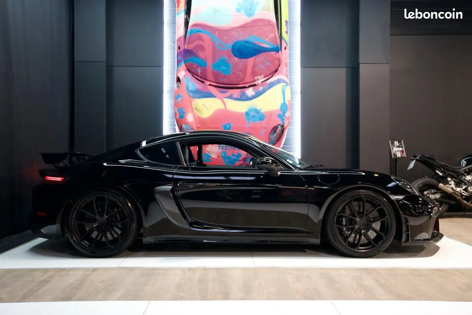Porsche 718 CAYMAN GT4 420cv 4.0L | PDK Pas de Malus Pack Chrono PDLS%2B ClubSport À partir 1480-mois Noir - 2