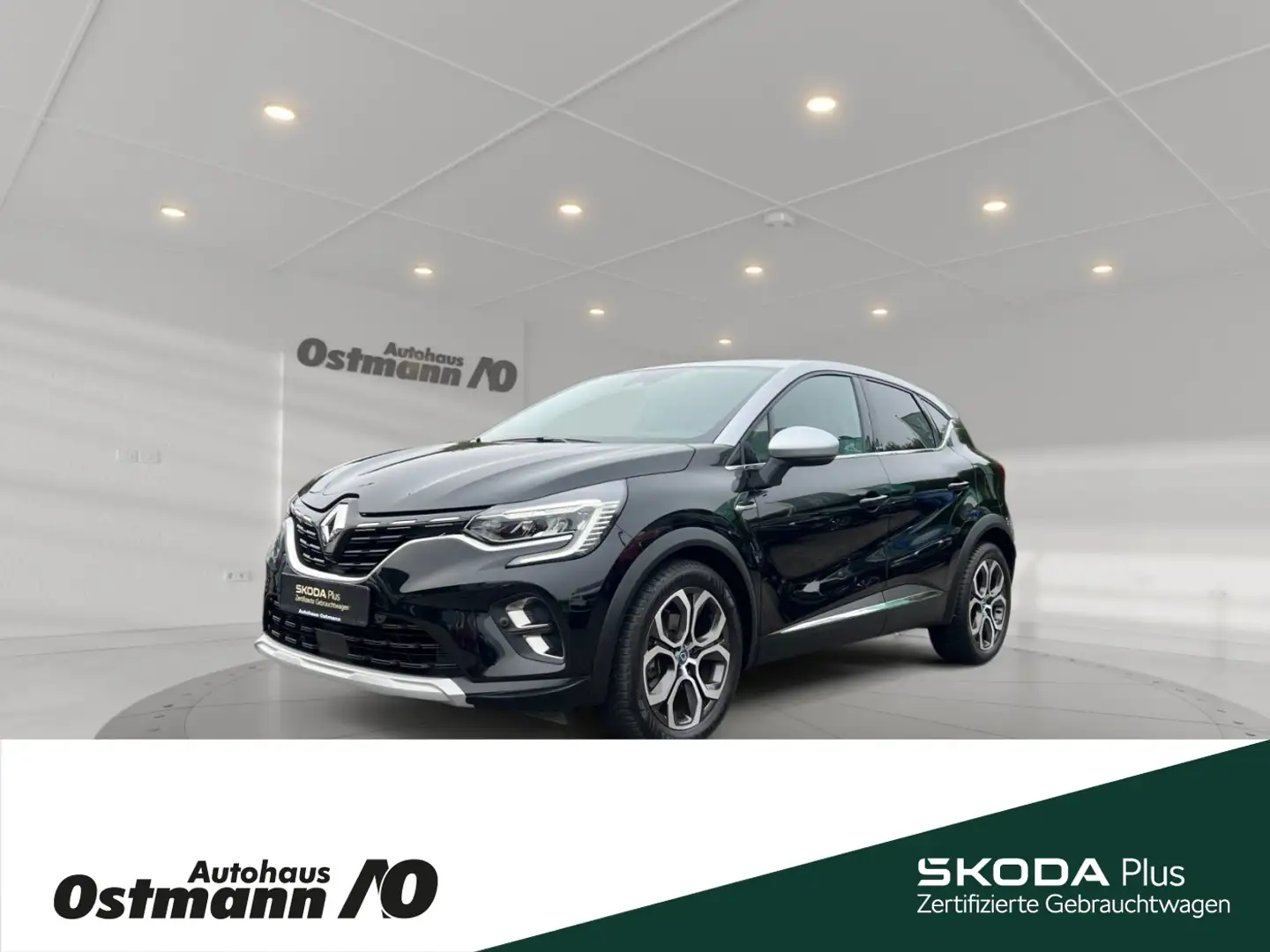 Renault Captur II E-TECH 160 GPF Intens * 360°*NAVI*LED* Zwart - 1