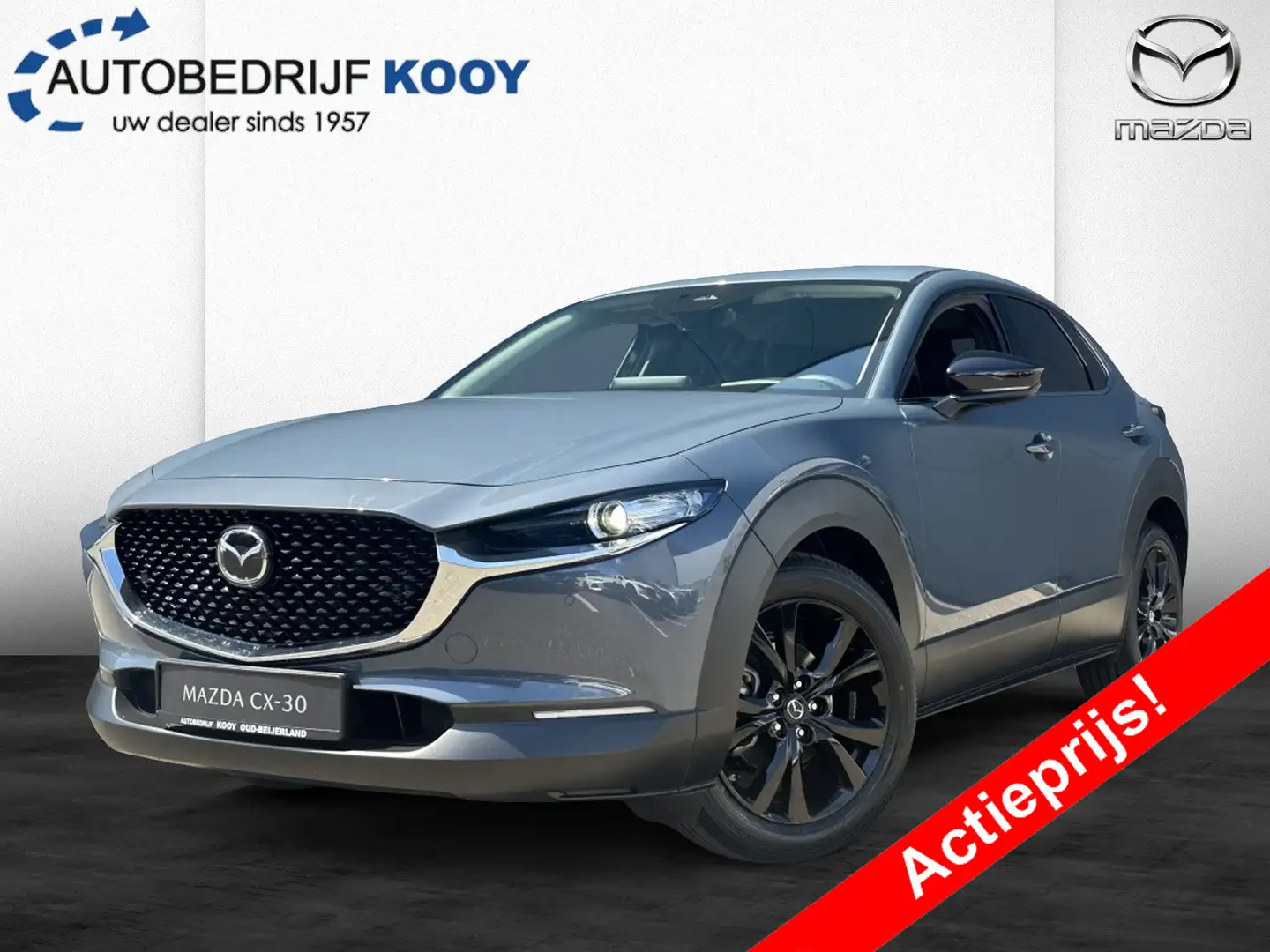 Mazda CX-30 2.0 186pk Homura Automaat / Nieuw op voorraad Grijs - 1
