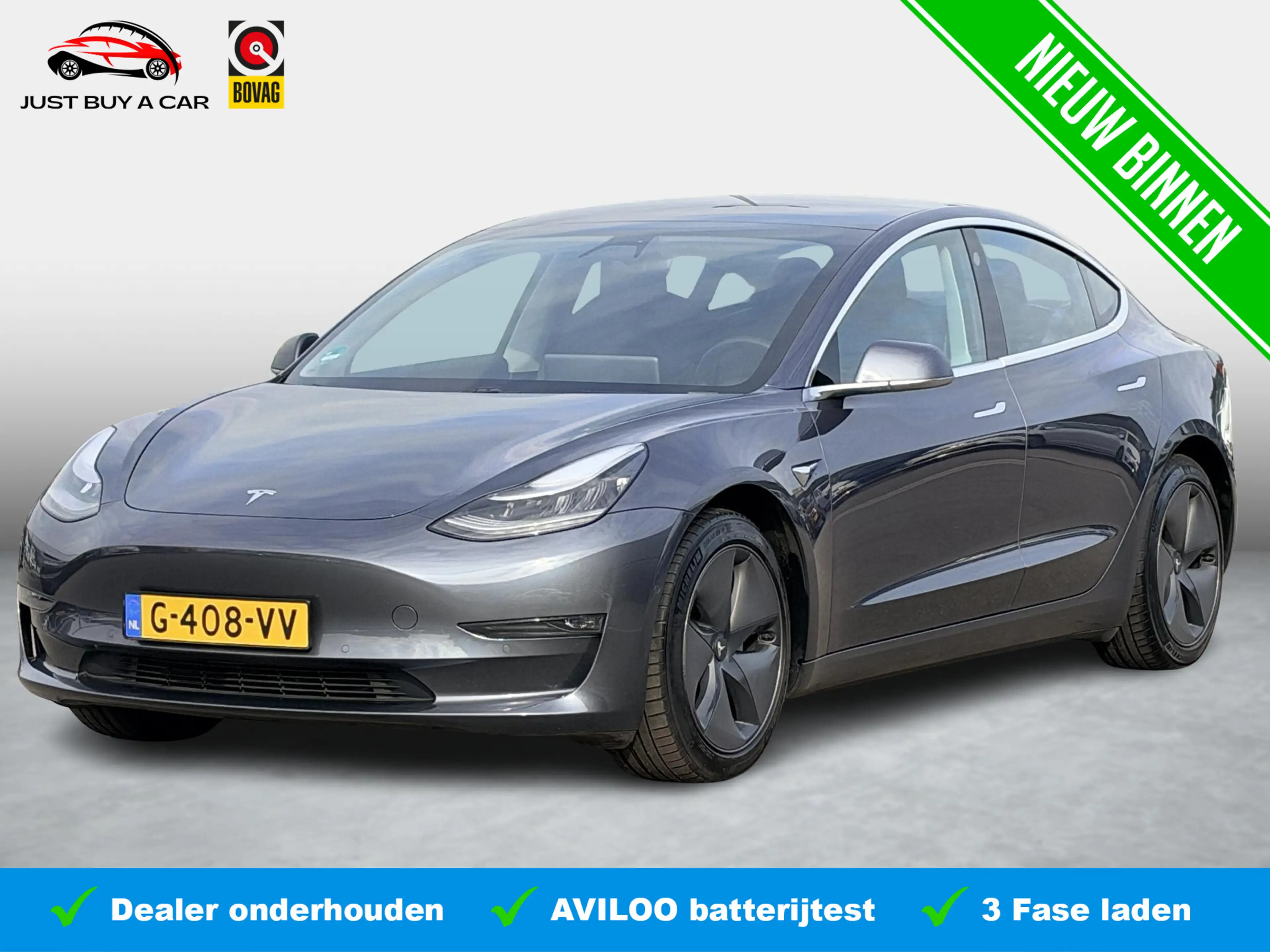Tesla Model 3 Long Range AWD 75 kWh SOH 92% | Orig. Trekhaak | A