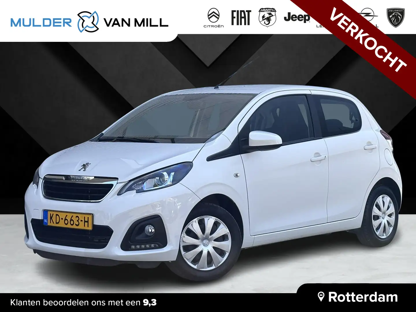 Peugeot 108 5-deurs Active 1.0 e-VTi 72pk | AIRCO | BLUETOOTH Blanc - 1