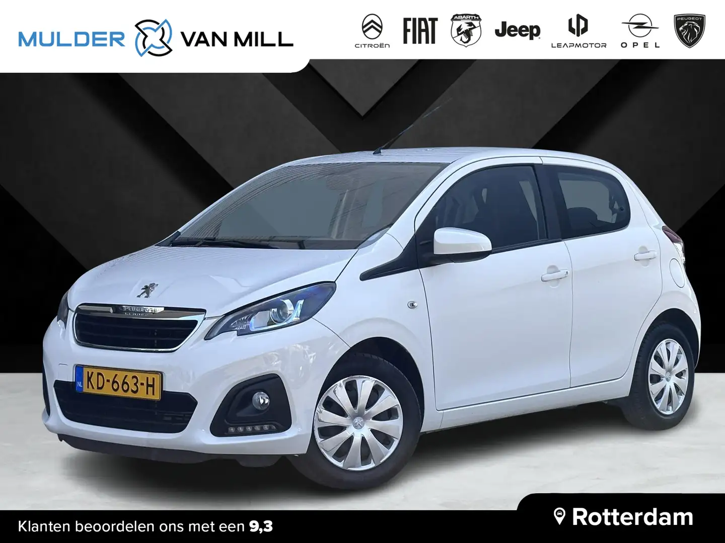 Peugeot 108 5-deurs Active 1.0 e-VTi 72pk | AIRCO | BLUETOOTH Weiß - 1