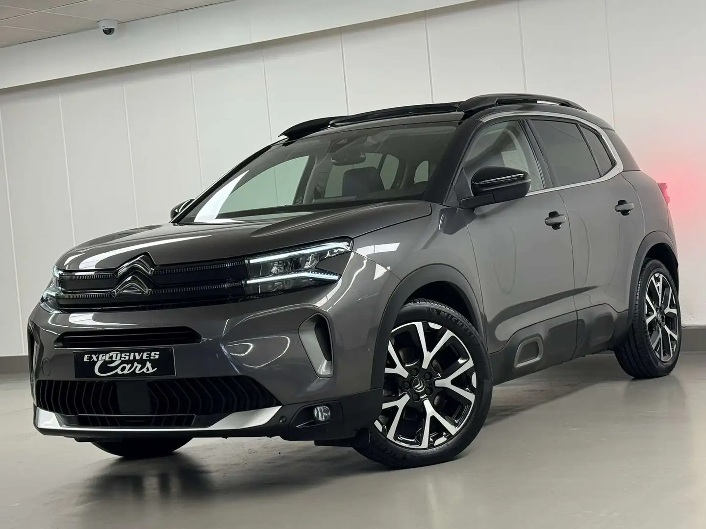 Citroen C5 Aircross HDI 131CV SHINE AUTO TO PANO CAMERA GPS CUIR REG Gris - 1
