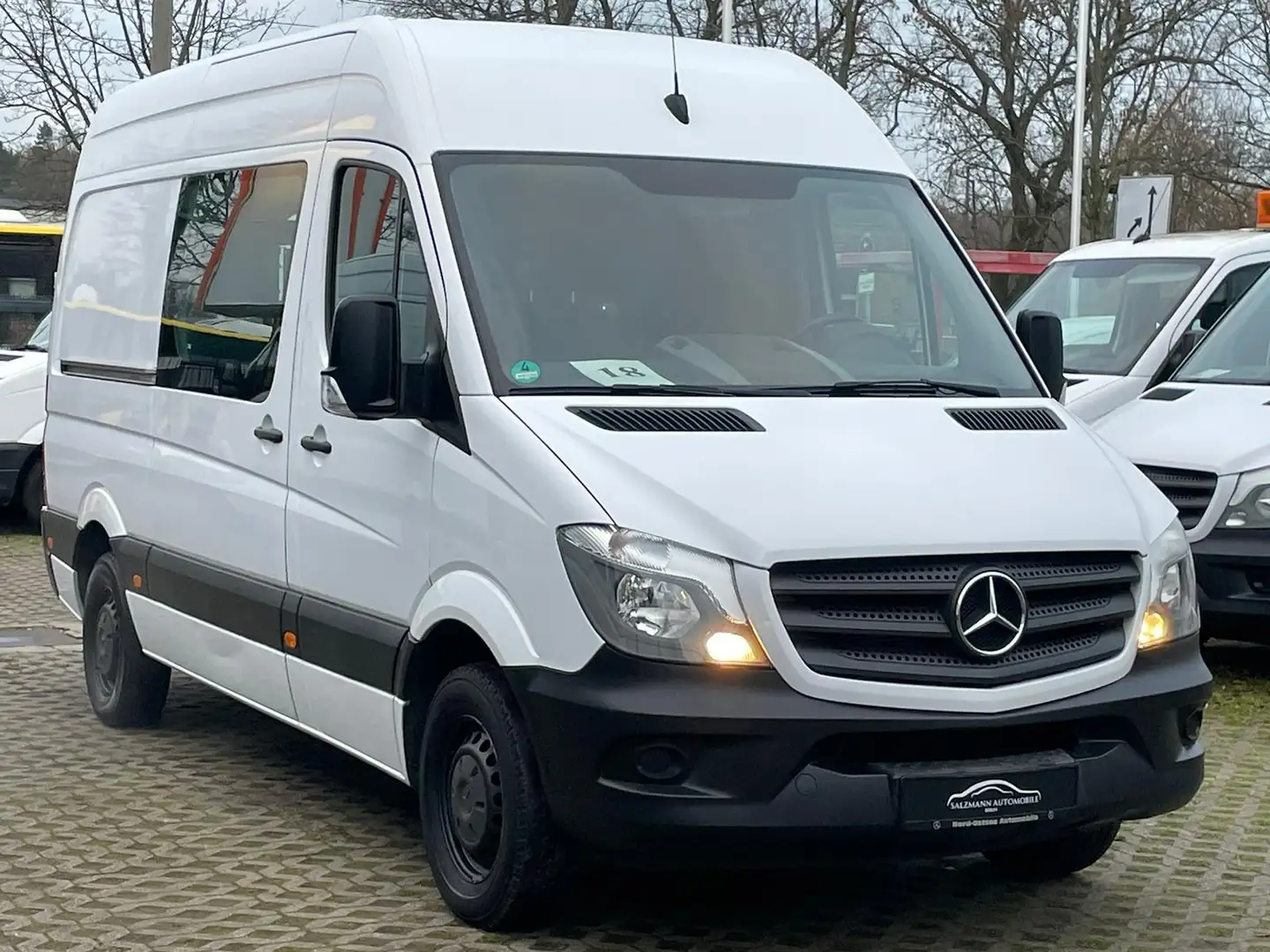 Mercedes-Benz Sprinter 214 CDI//L2/H2//KLIMA//Temp.//1.H//TOP Bianco - 2