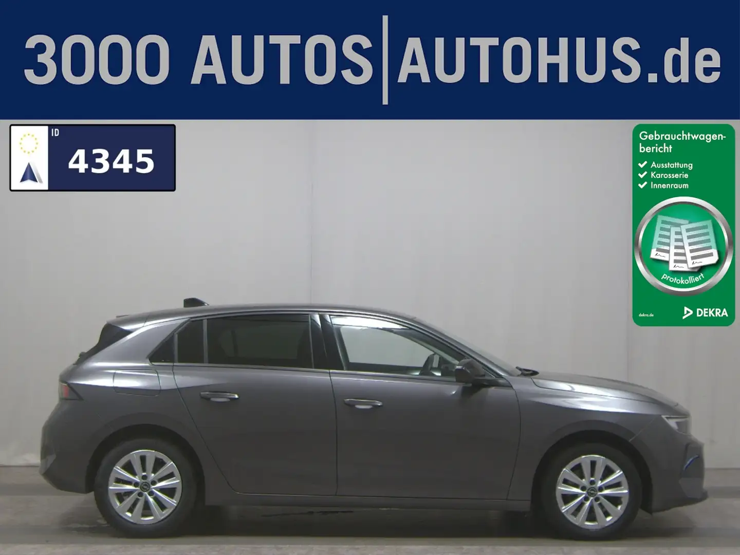 Opel Astra 1.2 Turbo Business Ed. Navi LED Shz RFK Grau - 1