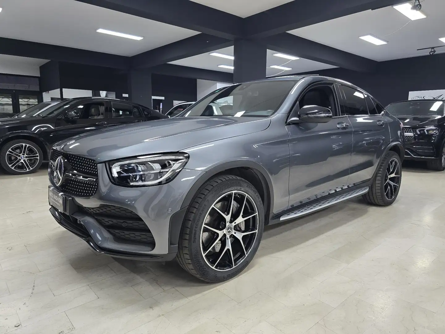 Mercedes-Benz GLC 220 GLC Coupe 220 d Premium Plus 4matic (Tetto) Grijs - 1