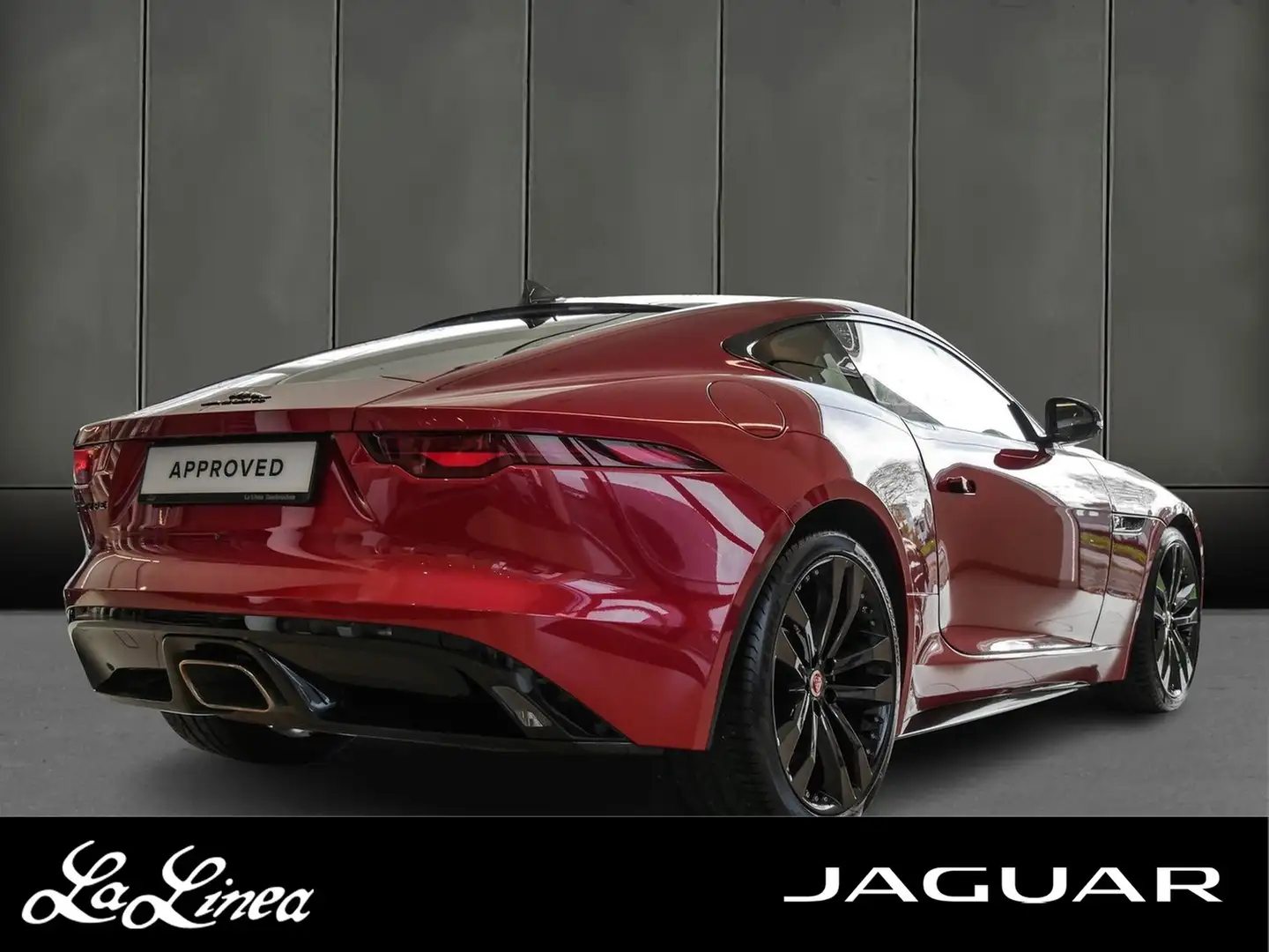 Jaguar F-Type P300 Coupe R-Dynamic Panorama-Dach- Black Pack Rot - 2