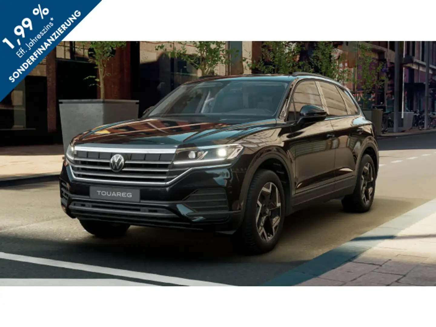 Volkswagen Touareg 3.0 TDI Tip. AHK/Kamera/Leder/Luftfeder. Schwarz - 1