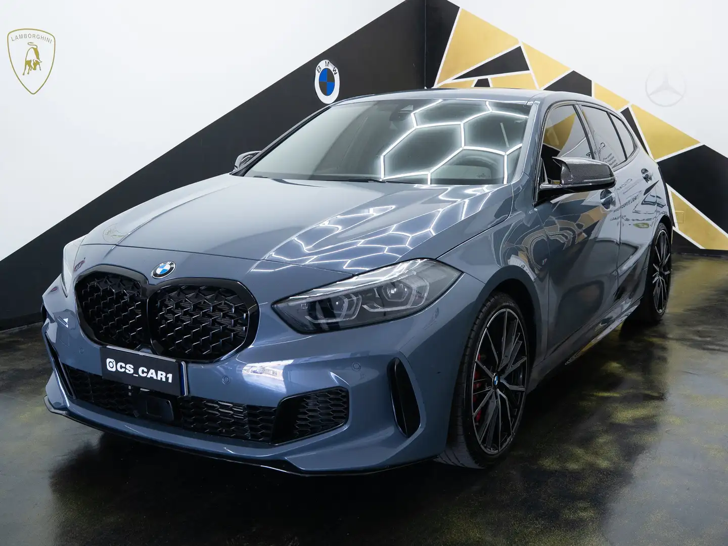BMW 135 M 135i xDrive Black Pack - GARANZIA BMW 2026 Szary - 1