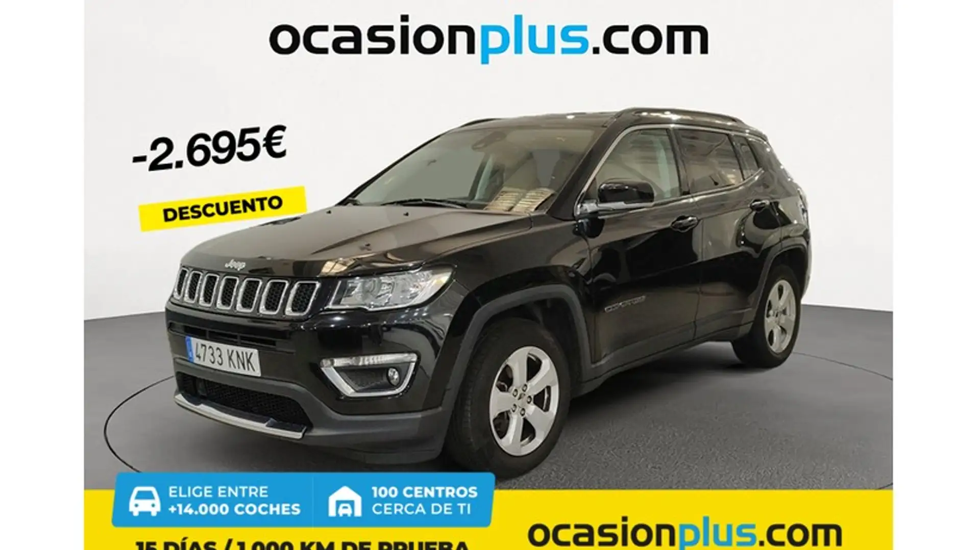 Jeep Compass 1.6 Mjt Longitude 4x2 Negro - 1