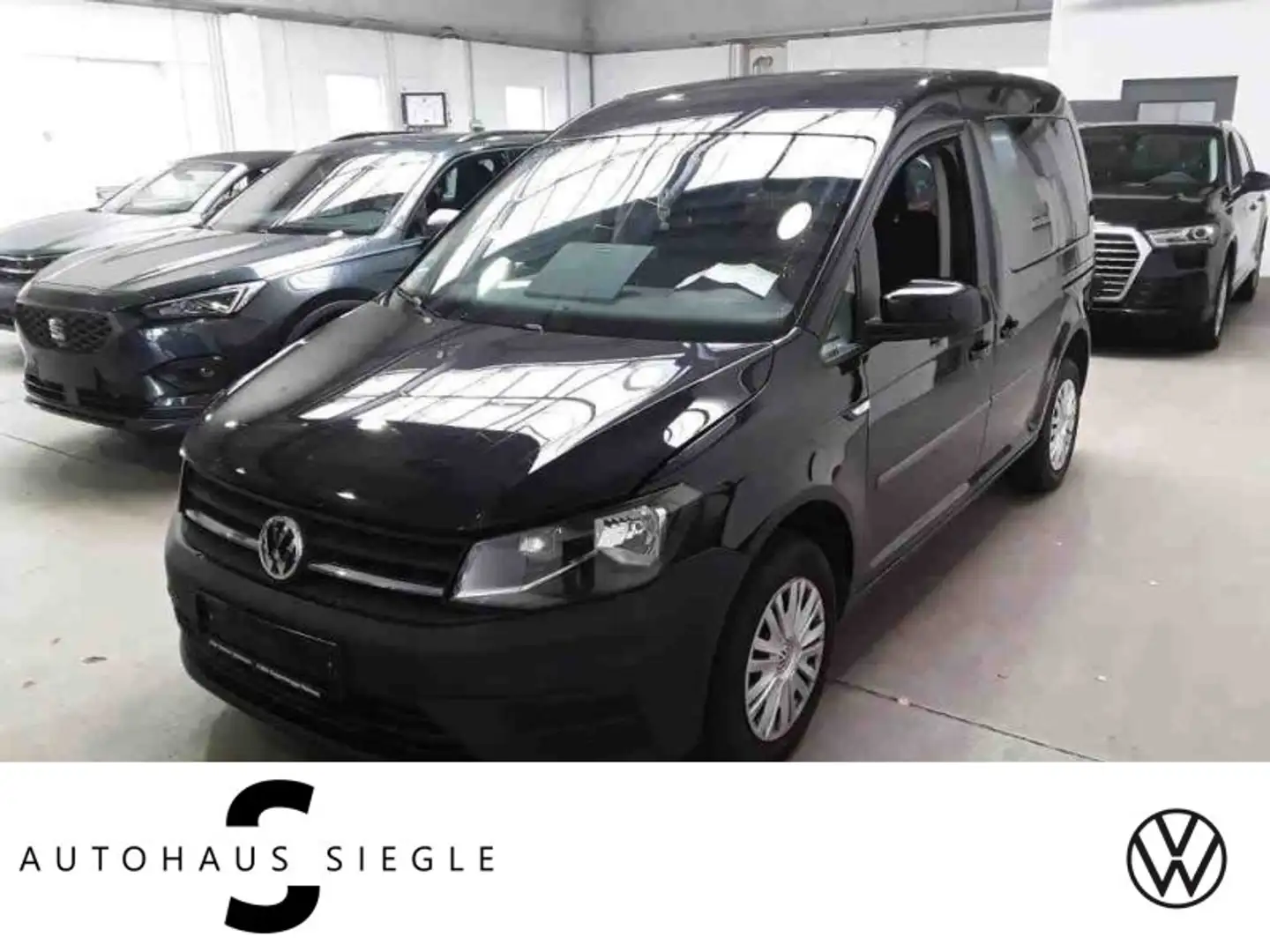 Volkswagen Caddy 1.0 TSI 5-Sitze Klima Parktronic App-Connect Tempo Schwarz - 1