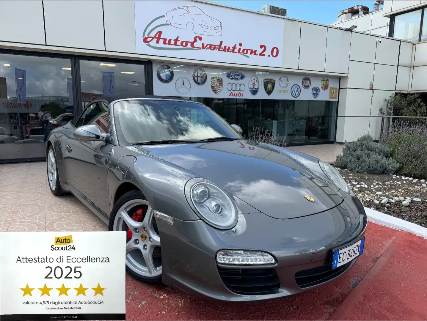Porsche 911 911 Cabrio 3.8 Carrera S Gris - 1
