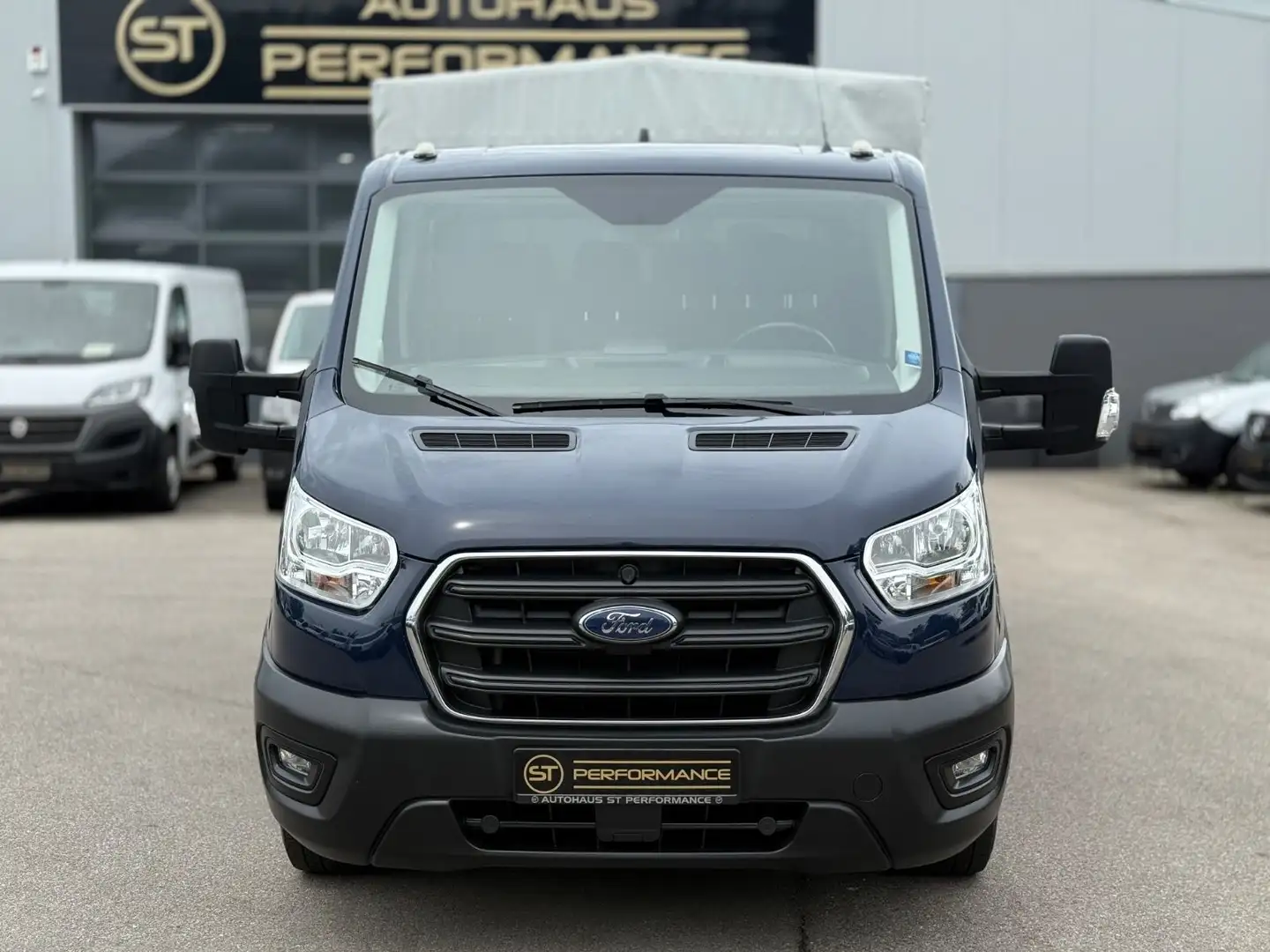 Ford Transit Pritsche 310 L2 DOKA KLIMA 1HAND TEMPOMA Blau - 2