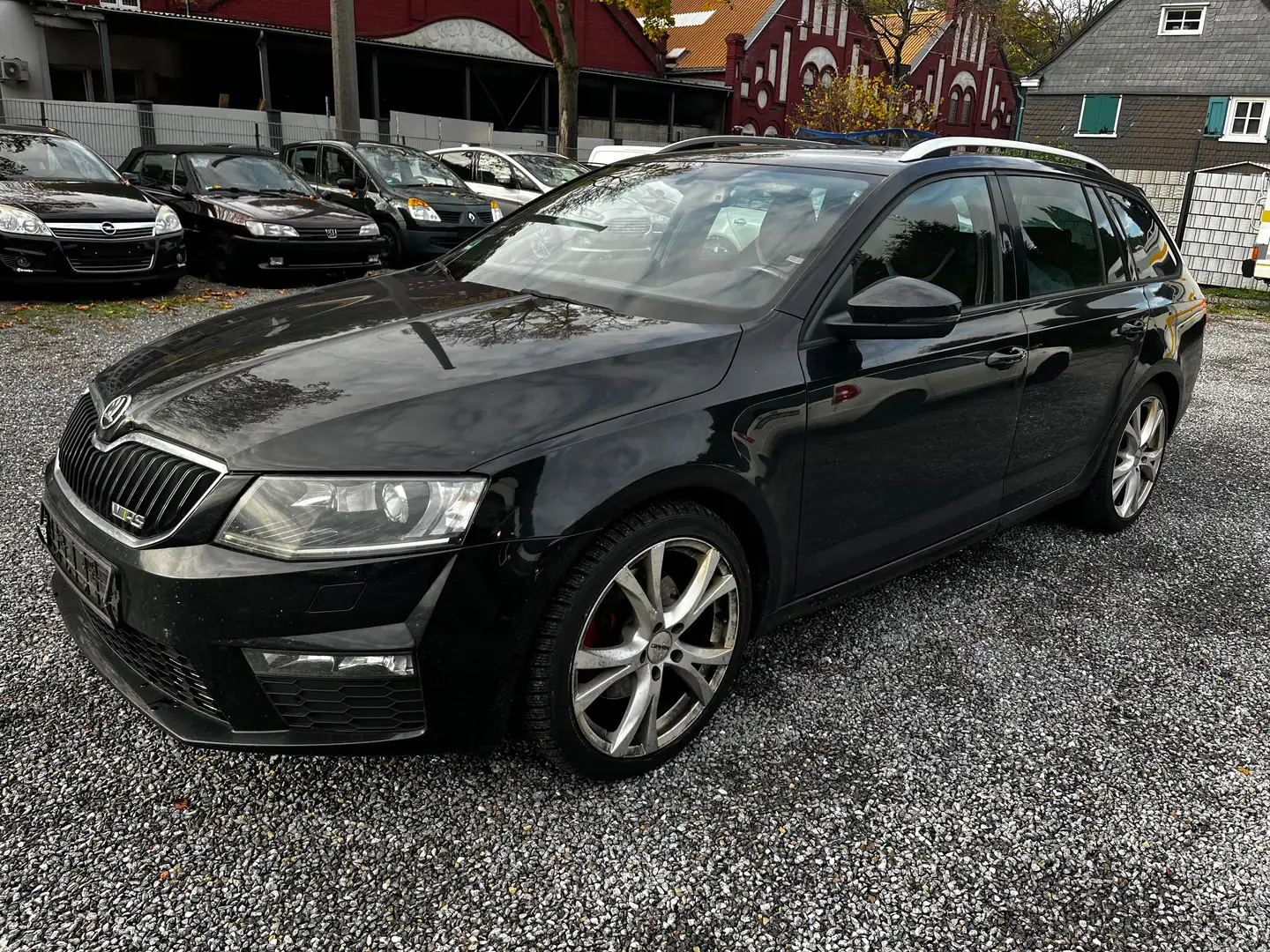 Skoda Octavia RS 8 x alufelgen Schwarz - 1