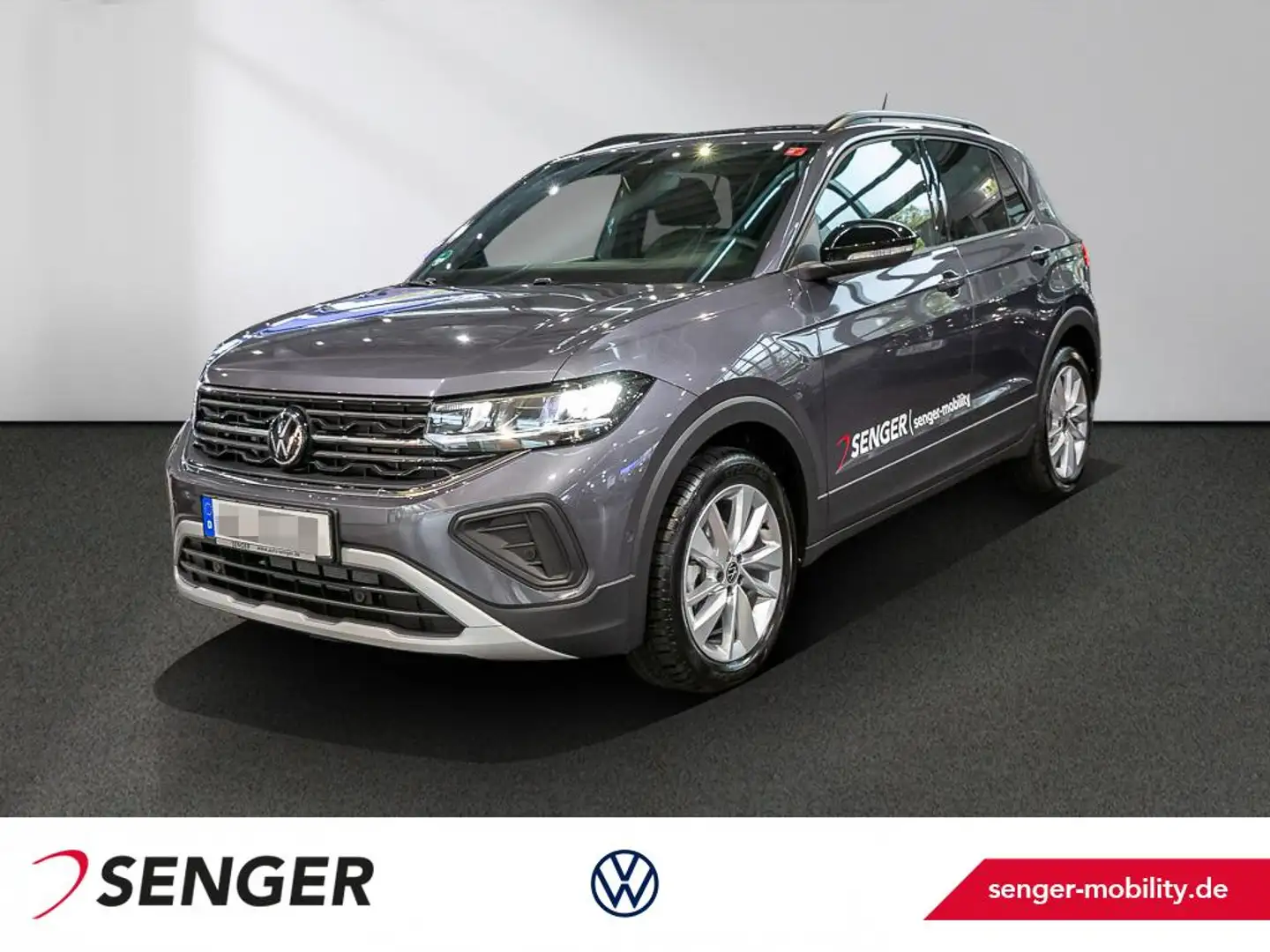 Volkswagen T-Cross 1.0 TSI GOAL DSG ACC LED AHK Navi RFK Grau - 1