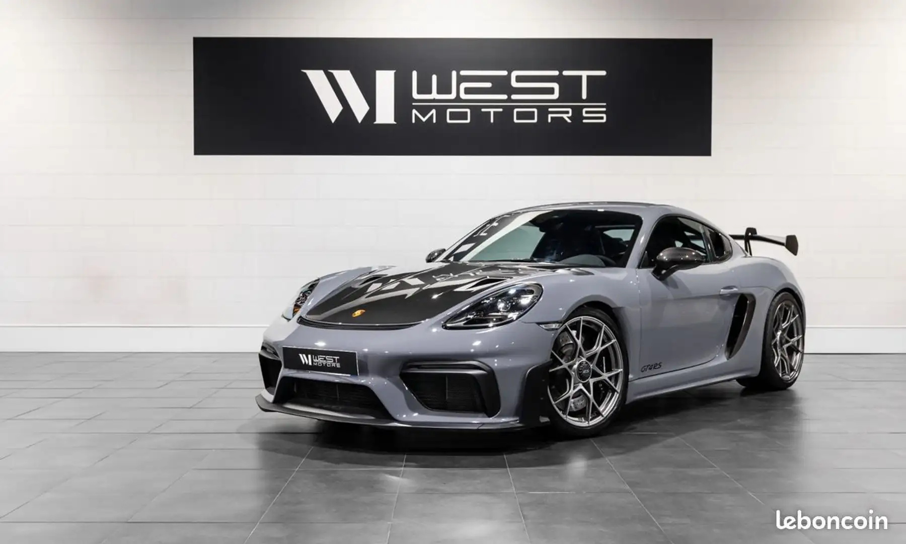 Porsche 718 CAYMAN GT4 RS 4.0 500 ch PDK – Française PAS DE MALUS Weissach Clubsport Lift Bose Cam. Recul 1493E-MOIS Gris - 1