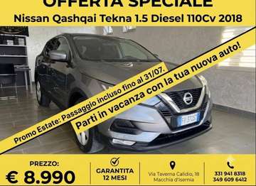 Qashqai 2018 1.5 dci Tekna 110cv