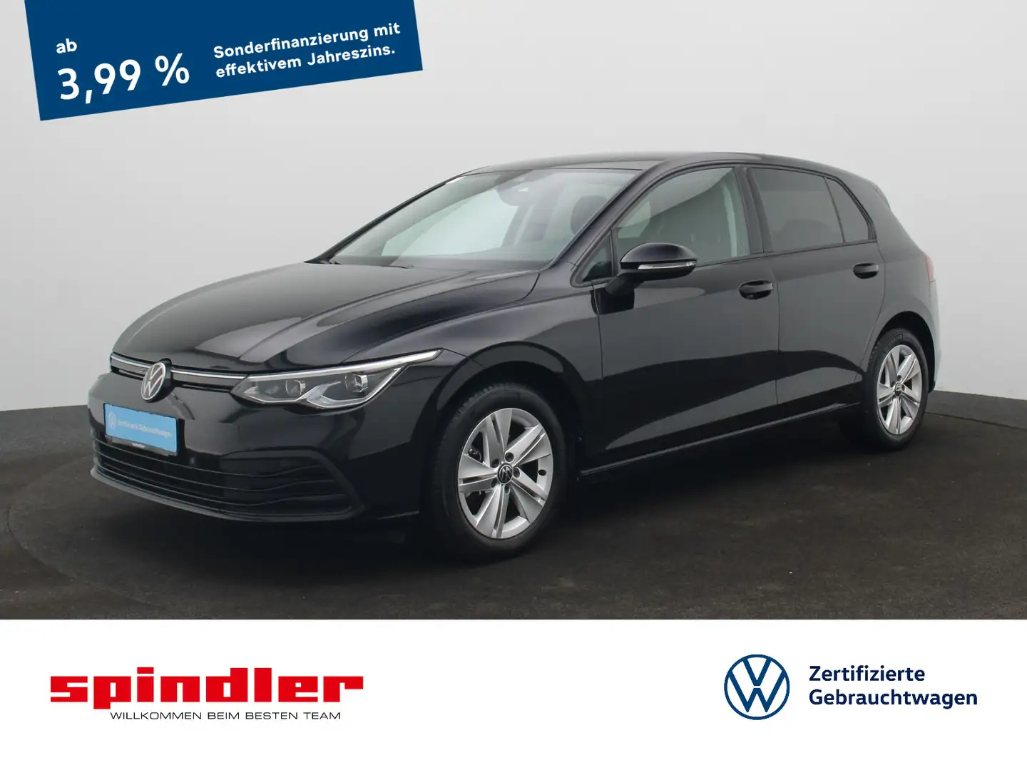 Volkswagen Golf VIII Life 1.5 TSI / Navi, App-Connect, LED+ Schwarz - 1