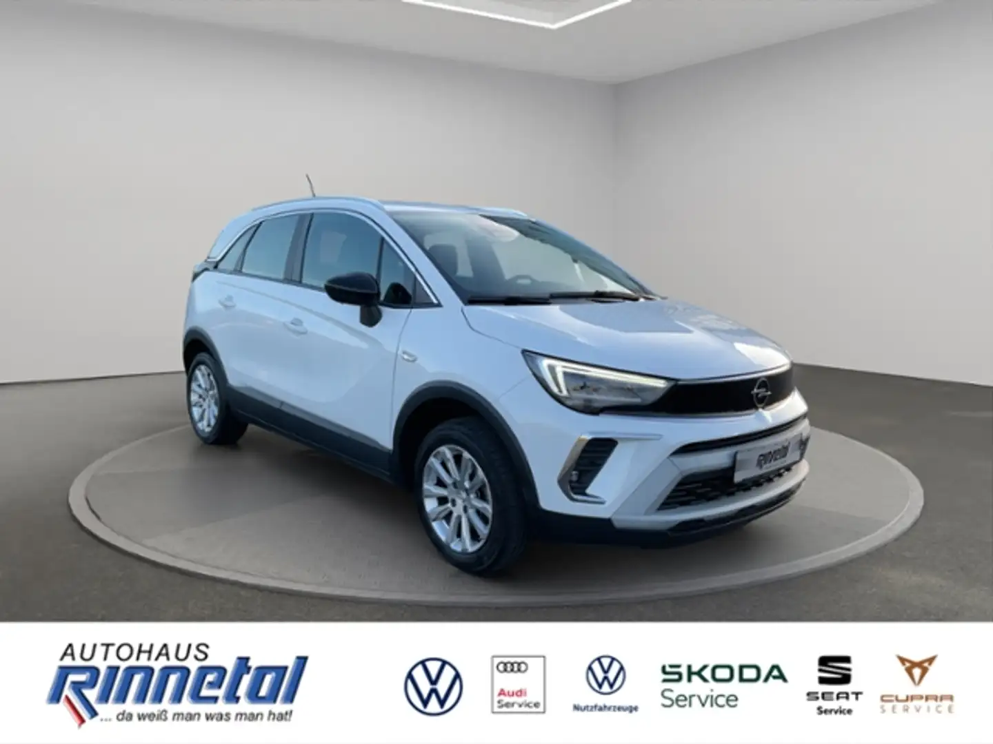 Opel 1.2 Turbo Automatk Elegance NAVI+LED LICHT+GRA+BE Blanc - 2