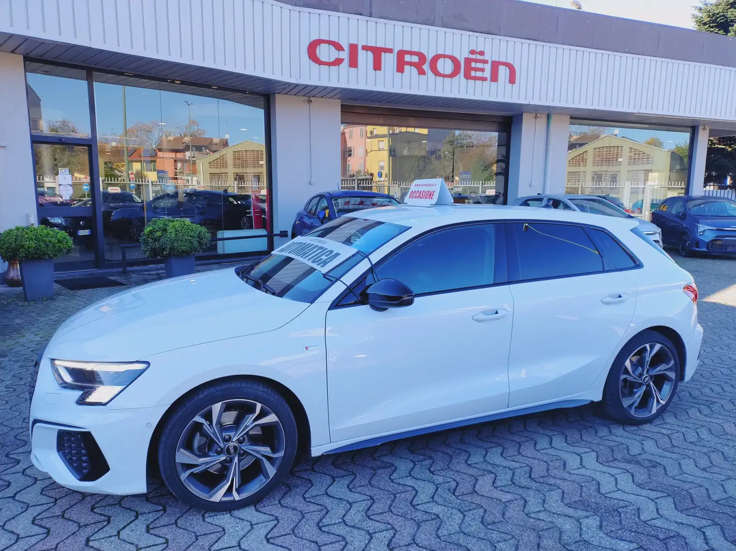 Audi A3 Sportb. 35 1.5 tfsi mhev S line edition s-tronicS Blanc - 2