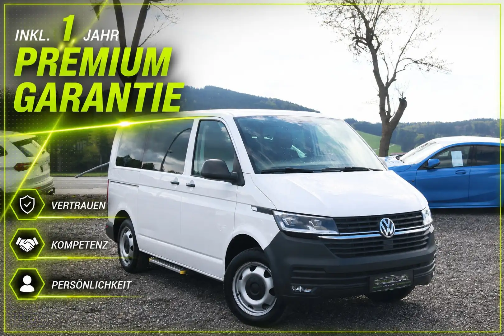 Volkswagen T6.1 Kombi 9 Sitzer*Xenon*Multifunkton*Kurvenlicht Weiß - 1