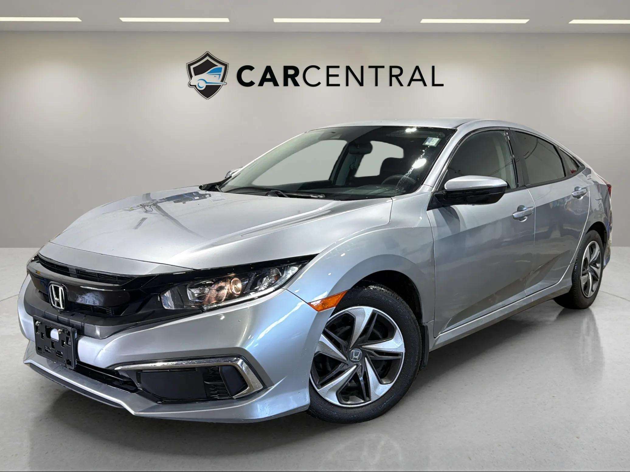 Silver 2021 Honda Civic Sedan Front-Wheel Drive Automatic