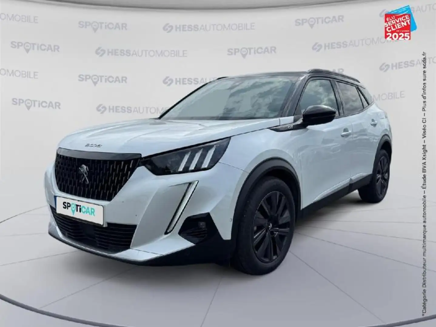 Peugeot 2008 1.5 BlueHDi 130ch S\u0026S GT EAT8 125g Blanc - 1