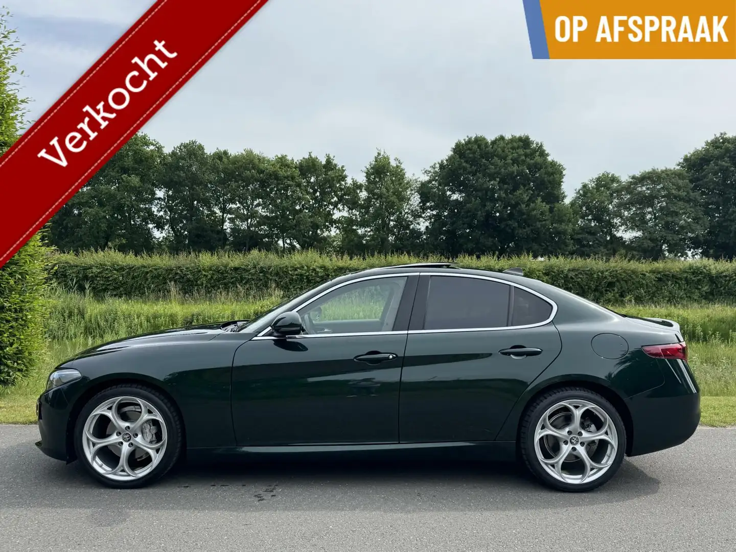 Alfa Romeo Giulia 2.0T Verde Visconti!! 37dkm!! Pano! Vol!! Zöld - 1