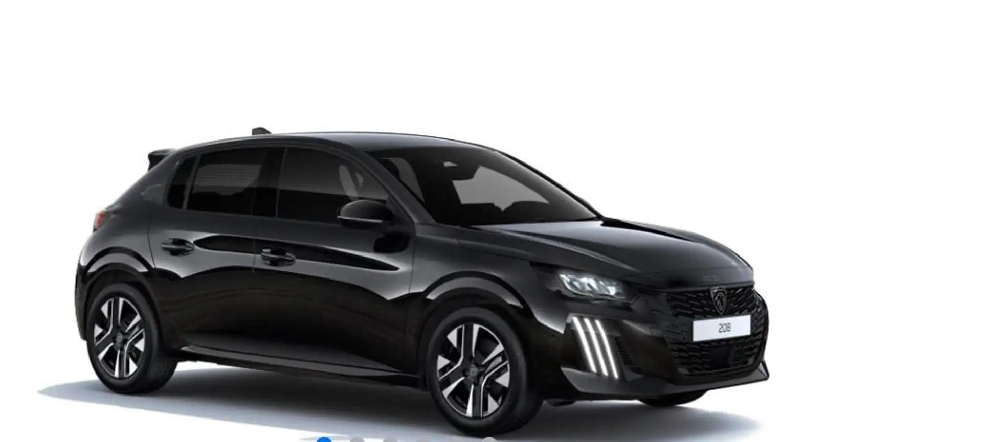 Peugeot 208 Hybrid 100 Allure Schwarz - 1