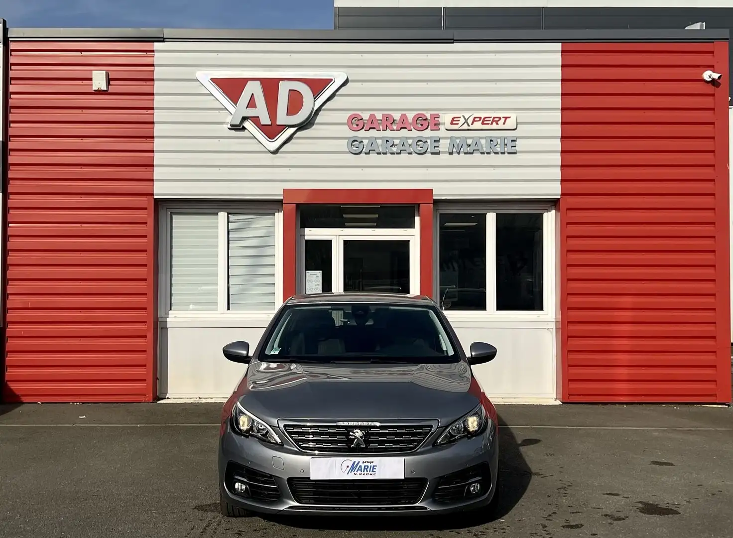 Peugeot 308 1.2 PURETECH 130CH E6.3 S\u0026S ALLURE EAT8 Gris - 2