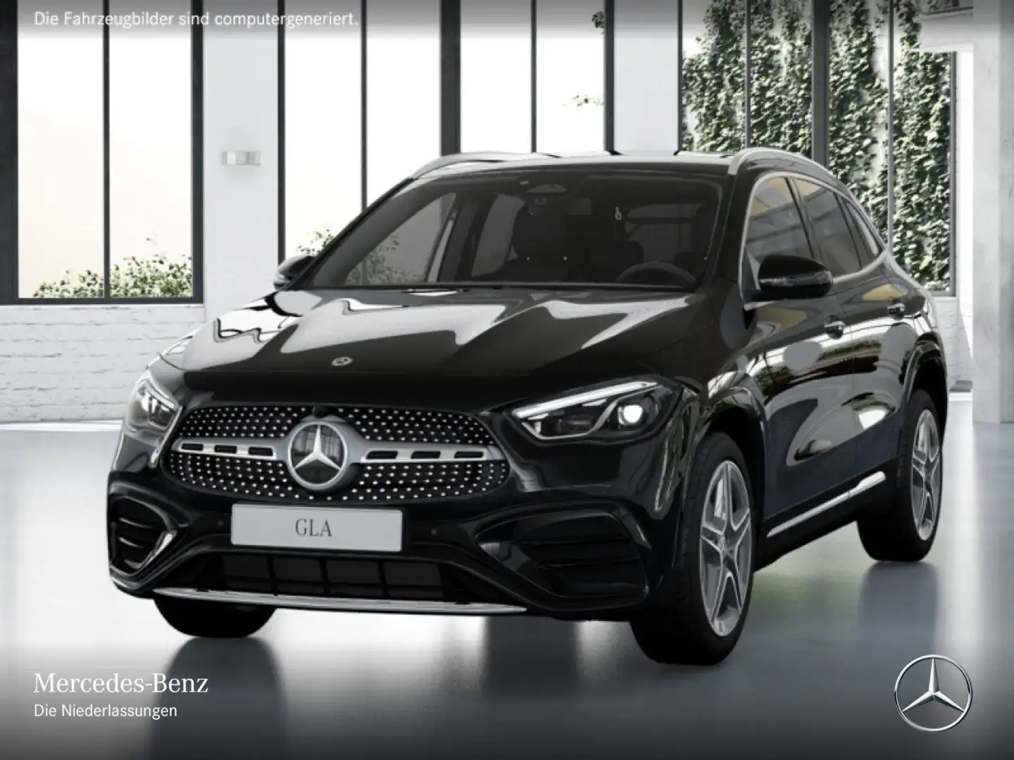 Mercedes-Benz GLA 200 AMG+360°+AHK+MULTIBEAM+TOTW+KEYLESS+7G Schwarz - 2