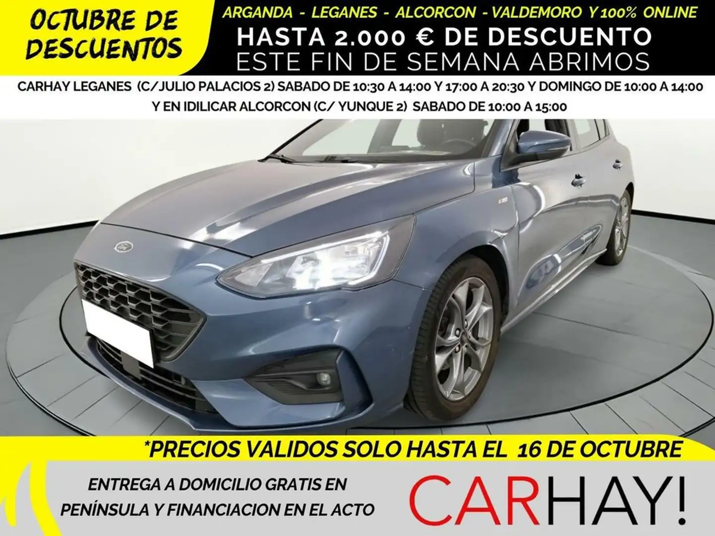 Ford Focus 1.5 EcoBlue ST-Line Business Bleu - 1