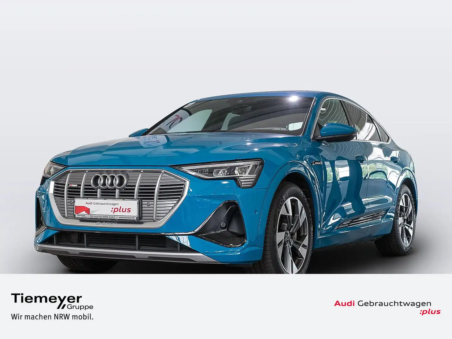 Audi e-tron 50 Q 2x S LINE LM20 LED NAVI+ H Bleu - 1