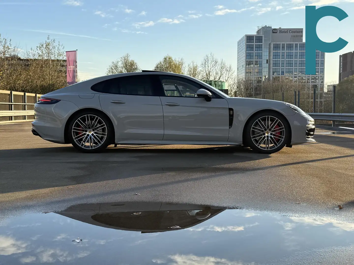 Porsche Panamera 4.0 Turbo Origineel NL auto Dealer onderhouden Ful Grijs - 2