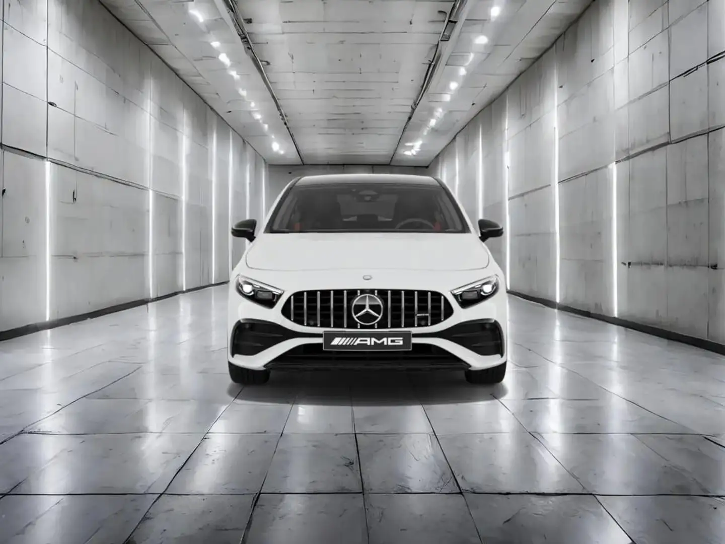 Mercedes-Benz A 35 AMG 4M PREM.+NIGHT+PANO+MULTIB.+BURM.+TOTW. Weiß - 2