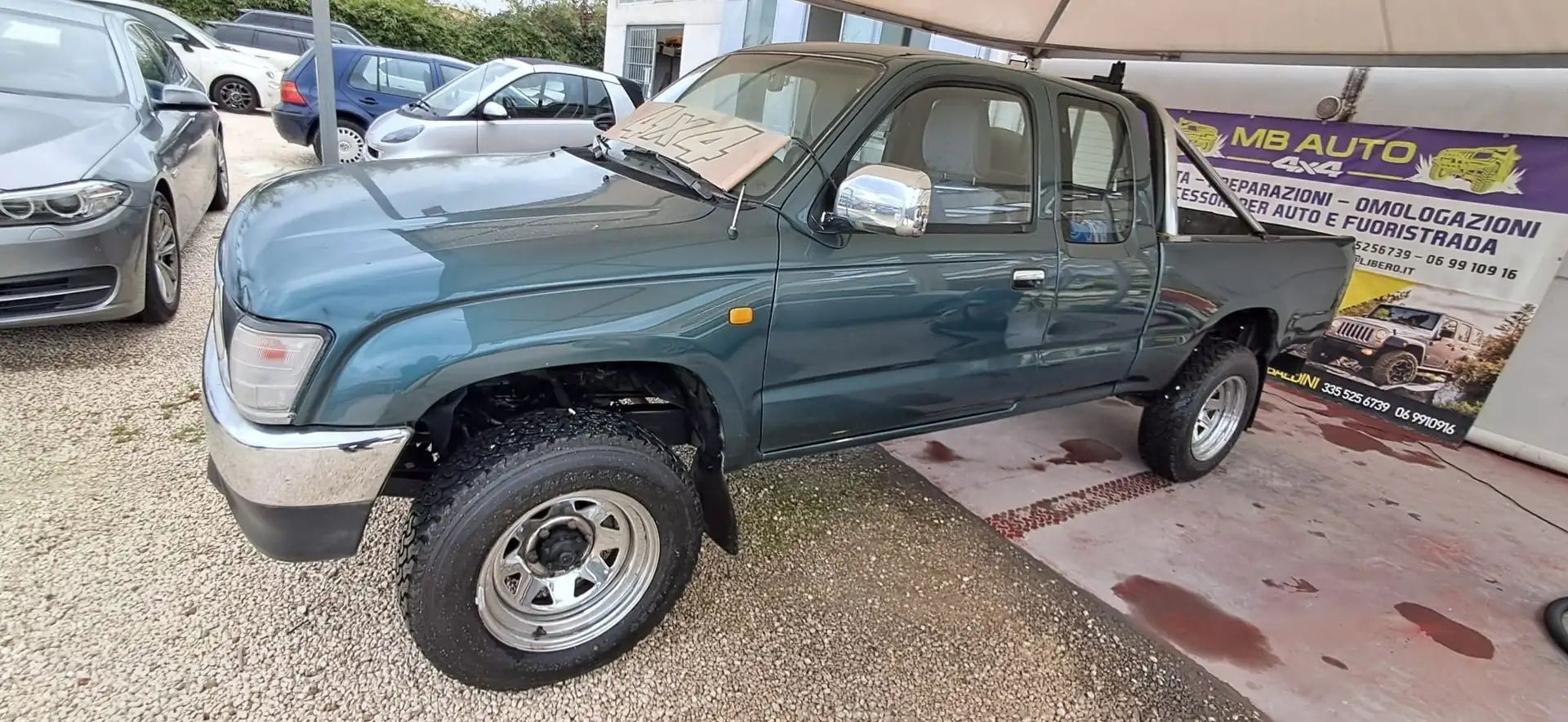 Toyota Hilux Hilux 2.5 extra cab 2 PORTE 4 POSTI GANCIO TRAINO Vert - 1