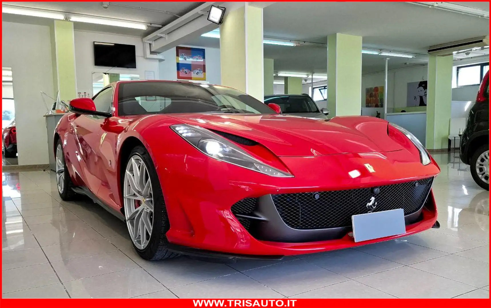 Ferrari 812 Superfast Pack Lift Titanio Carbonio Hele Червоний - 1