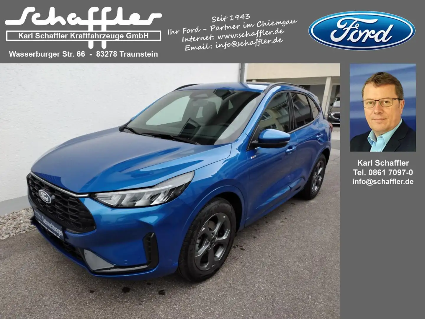 Ford Kuga ST-Line Blauw - 1