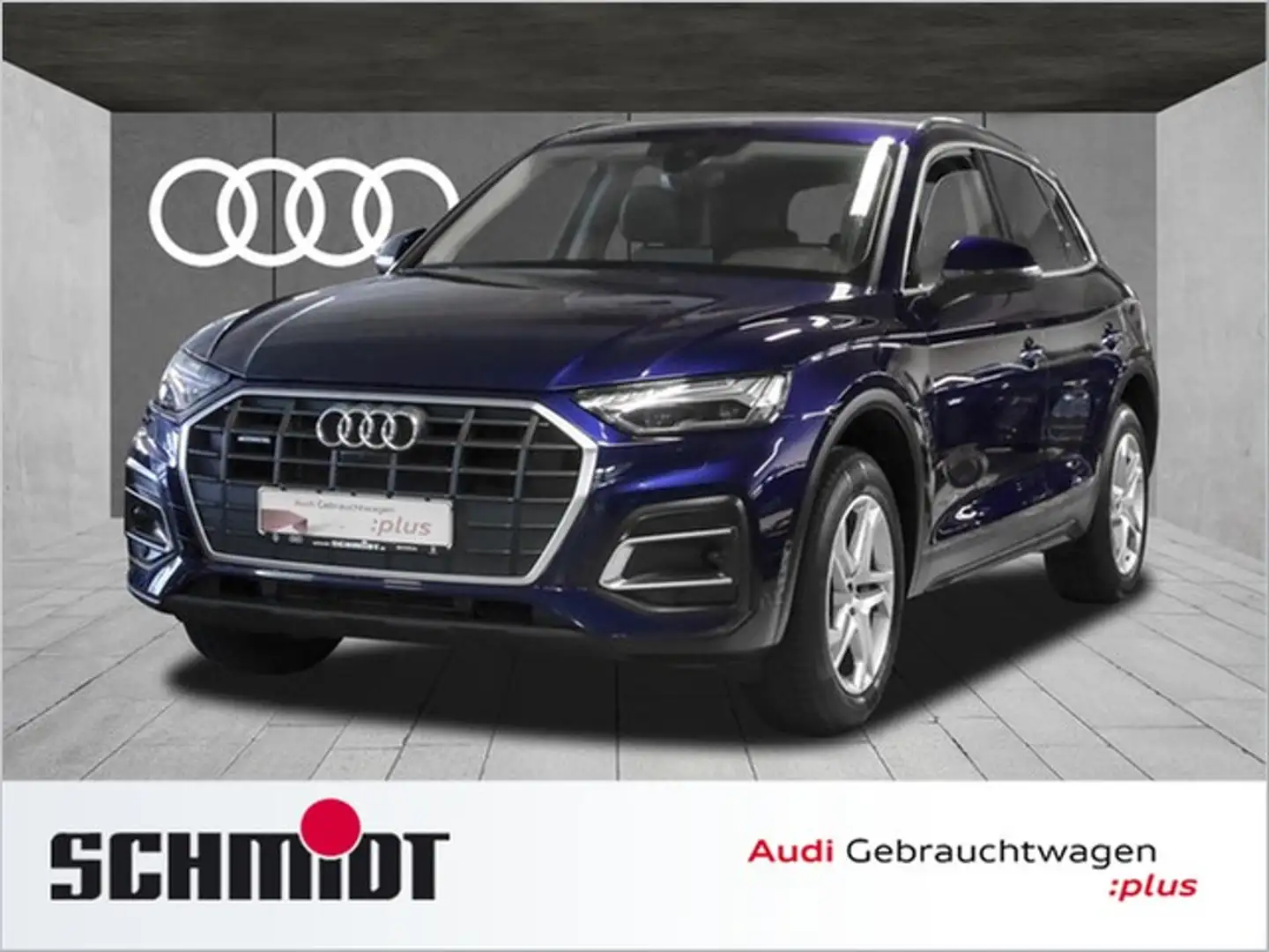 Audi Q5 50 TFSI e quattro Matrix LED Navi+ AHK Kamera Blau - 1