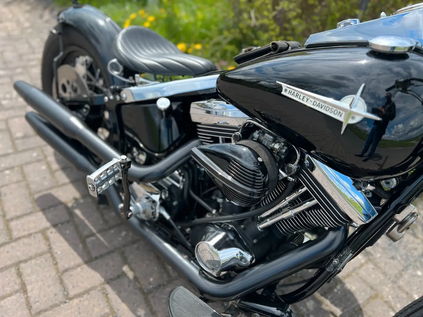 Harley-Davidson Heritage Springer Evo Bobber *Kicker* Zwart - 2