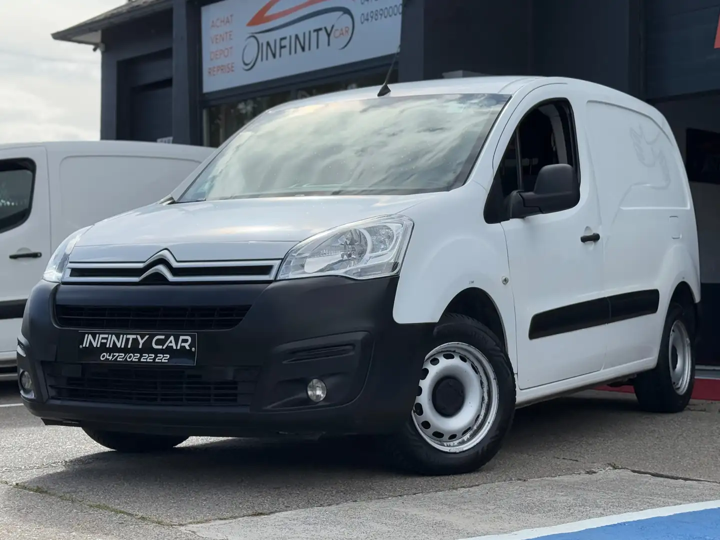 Citroen Berlingo 1.6 BlueHDi L1 Club chantier/werf Blanc - 2