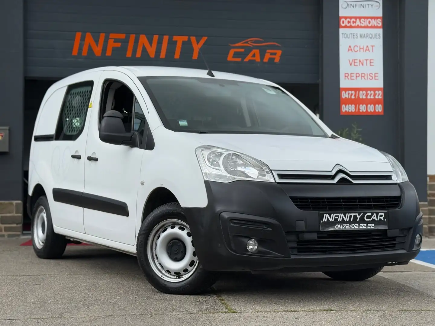 Citroen Berlingo 1.6 BlueHDi L1 Club chantier/werf Blanc - 1