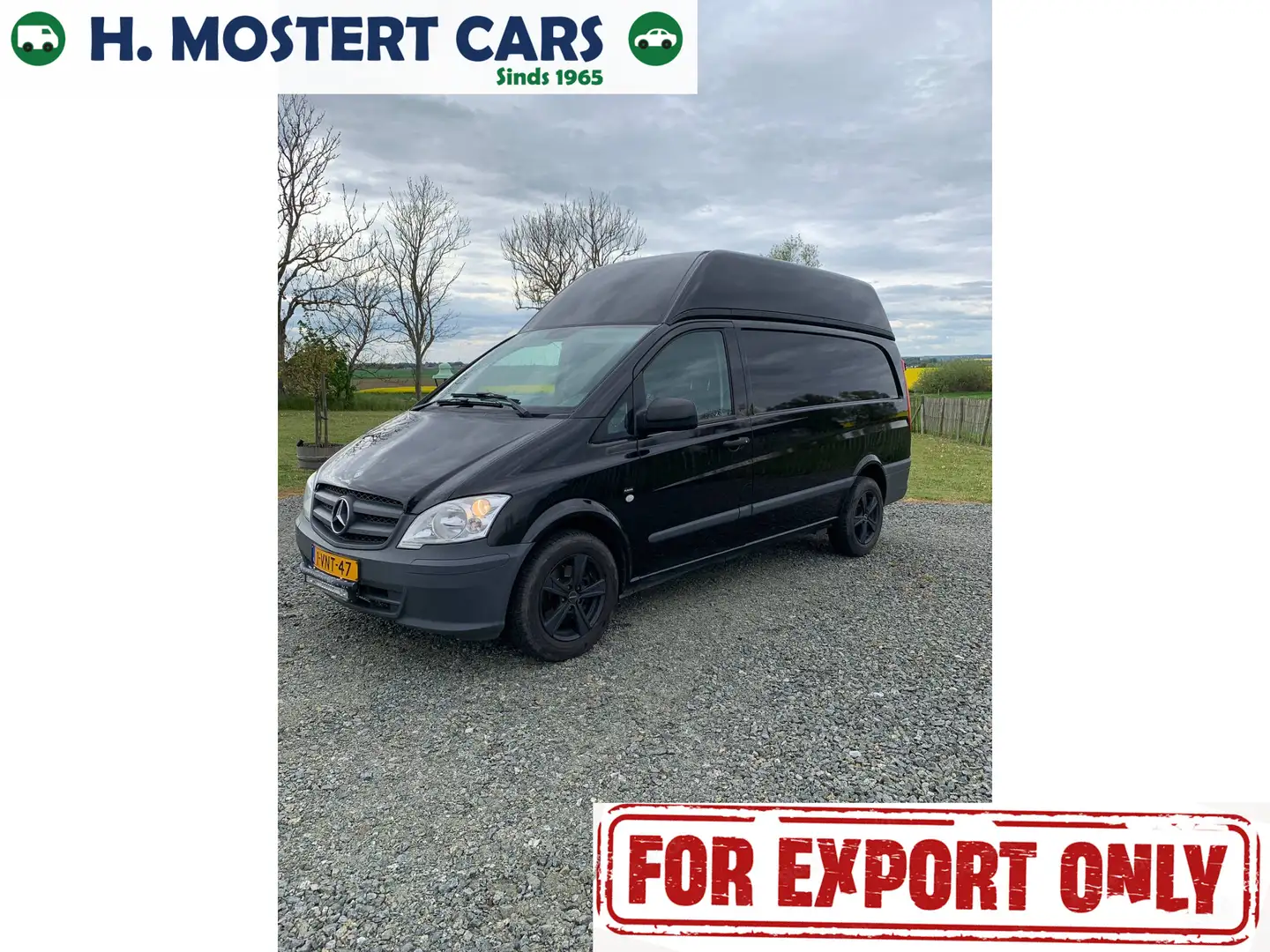 Mercedes-Benz Vito 113 CDI 320 Lang DC Luxe HOOG DAK * EURO 5 * AIRCO Noir - 2