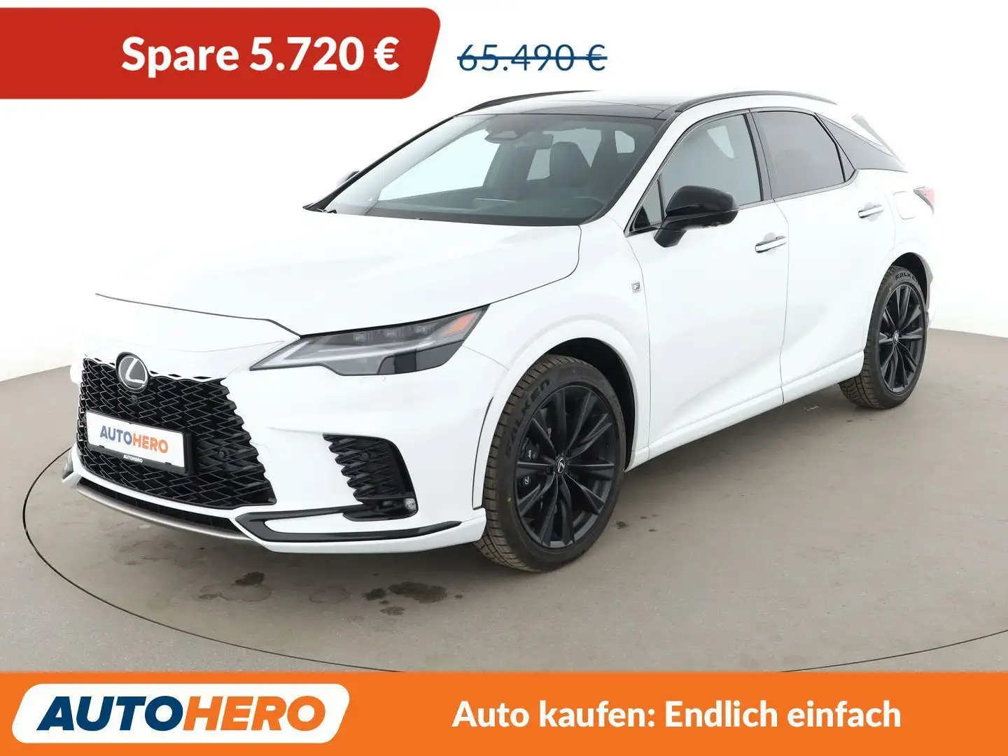 Lexus RX 500h RX 500h DIRECT4 F SPORT+ Aut.*HEADUP*MATRIX*TEMPO* Weiß - 1