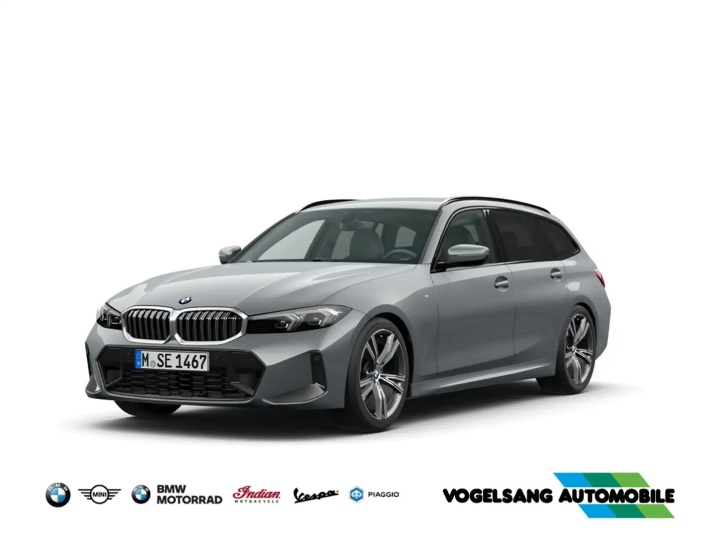 BMW 330 d xDrive Touring M Sport Head-Up Kamera 19' Zoll P Gris - 1