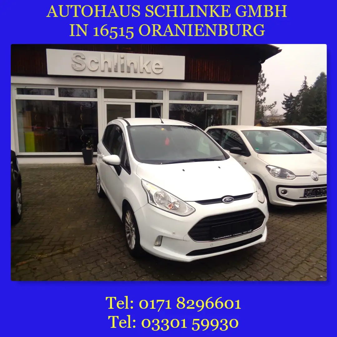 Ford B-Max SYNC Edition 1.0ECOBOOST PDC SHZ BEH.WSS BT GJR White - 1