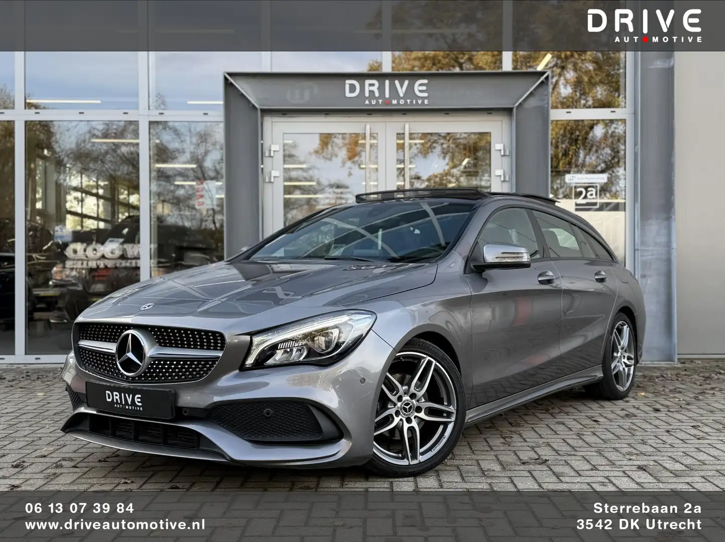 Mercedes-Benz CLA 180 Shooting Brake Bus. Solution AMG Night|Pano|Trekha Grijs - 1