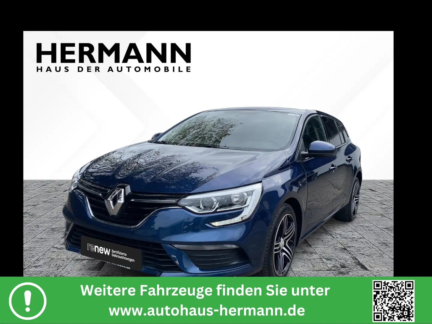 Renault Megane Grandtour Life TCe 115 GPF LED Blauw - 1
